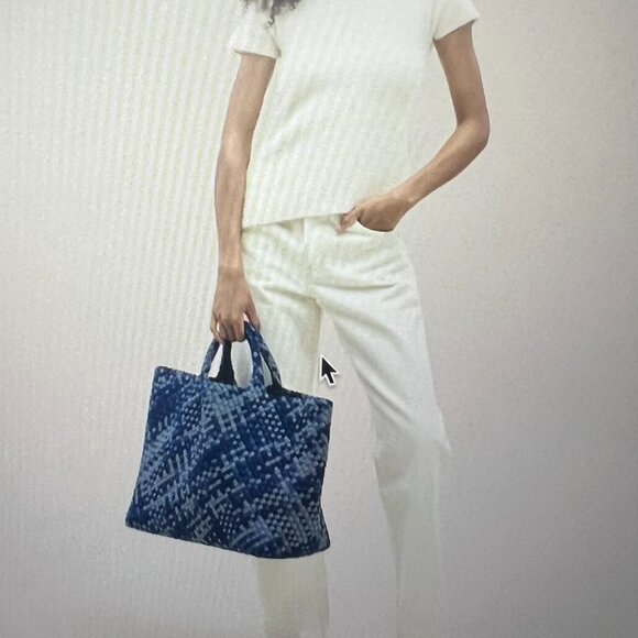 Naghedi St. Barths Large Tote Watercolor without interior pouch - Picture 4 of 4